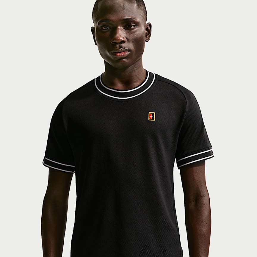 NikeCourt Slam Men's Dri-FIT Button-Up Tennis Top. Nike LU